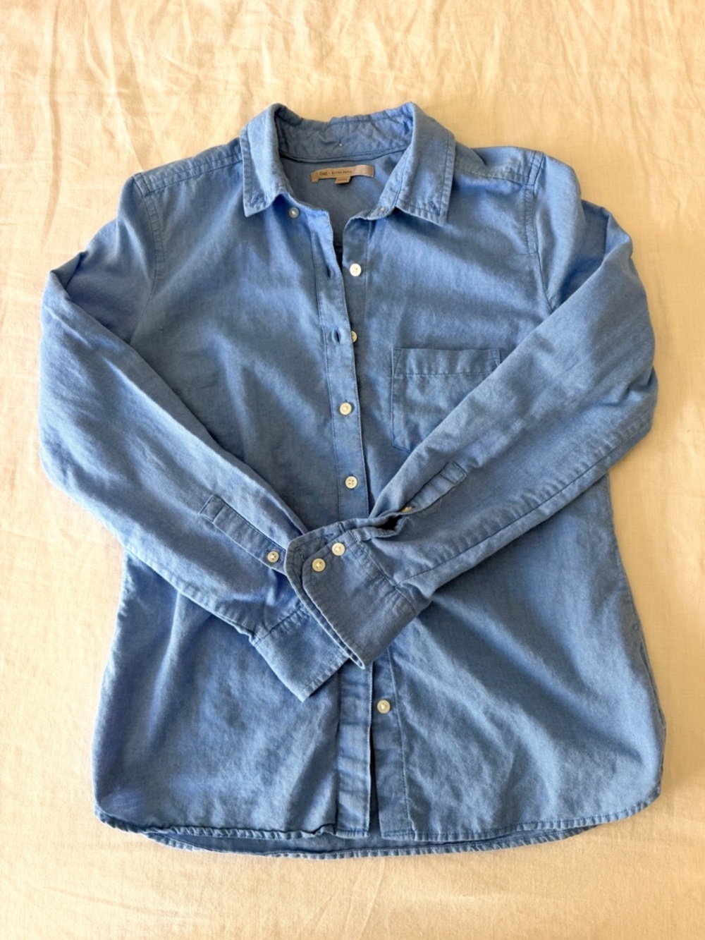 J.Crew Blue Button Down Shirt, Like New!